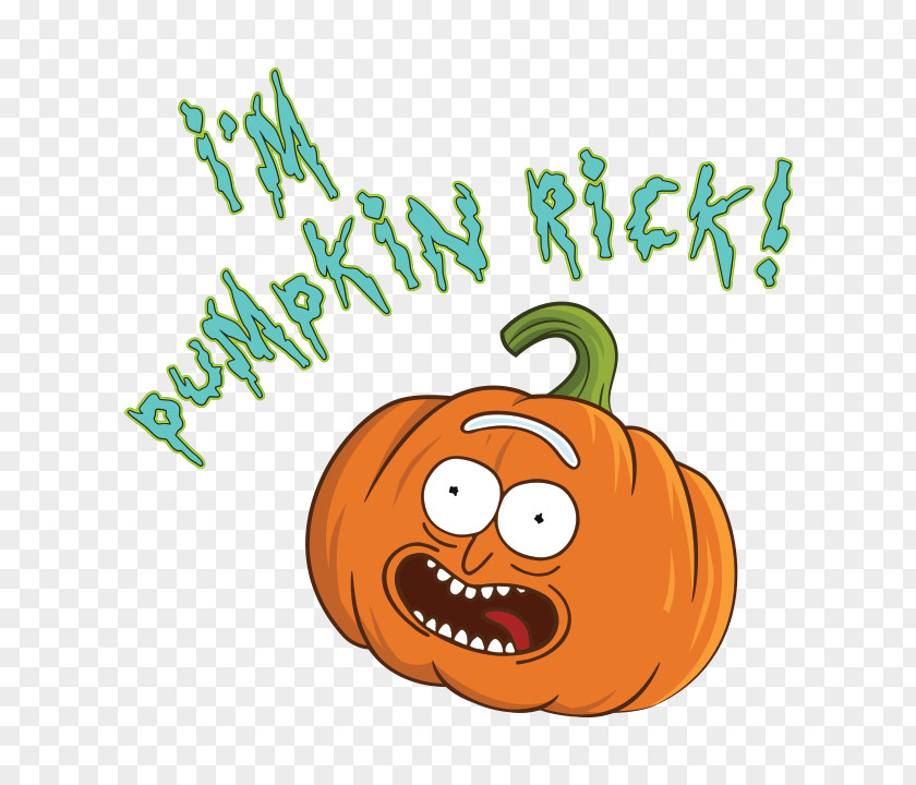 Pumpkin Rick Sanchez Clip Art Calabaza Illustration PNG