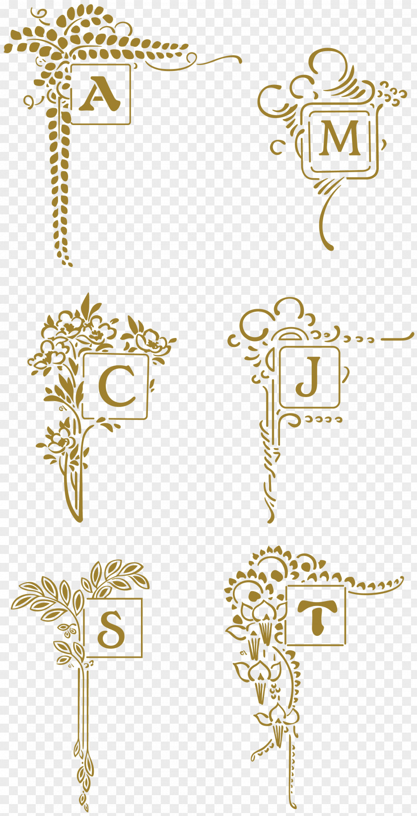 Vector Design Art Nouveau Ornament PNG