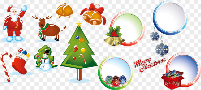 Christmas Design Material Santa Claus PNG