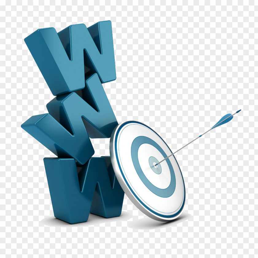 Letters And Target Web Development Digital Marketing Design World Wide Website PNG