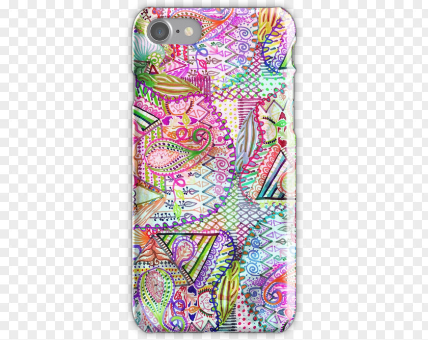 Rainbow Abstract Paisley Paper Psychedelia Zazzle Pattern PNG