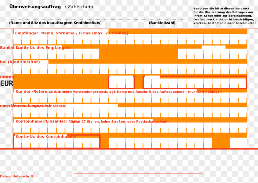 Hellma Überweisungsträger Single Euro Payments Area Wire Transfer 1-Cent-Überweisung EU-Überweisung PNG