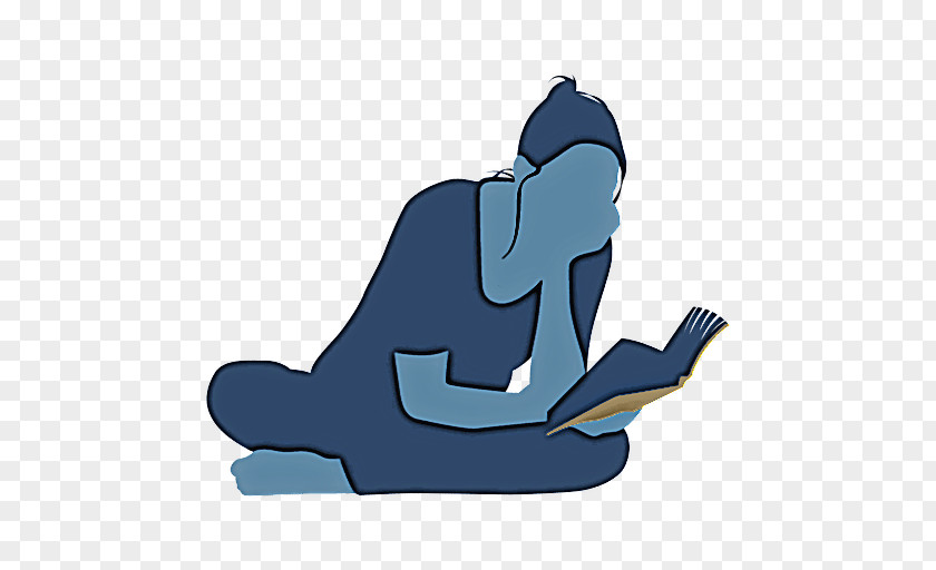 Logo Kneeling Sitting Cartoon Reading PNG