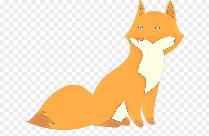 Swift Fox Animal Figure Orange PNG