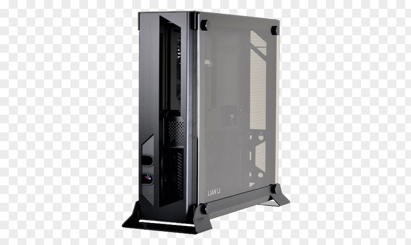 Aluminum Window Computer Cases & Housings Power Supply Unit Lian Li Mini-ITX Drive Bay PNG