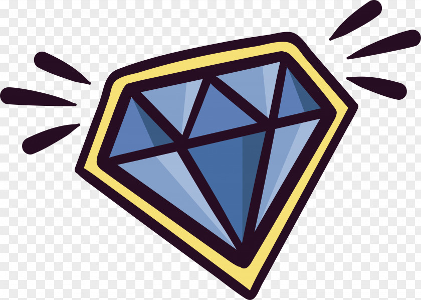 Blue Diamond PNG