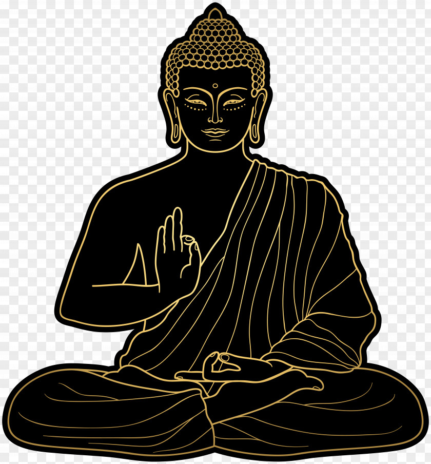 Buddhism Golden Buddha Zen Clip Art PNG