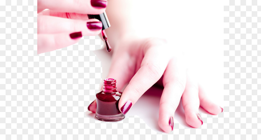 Red Nail Polish Manicure Cosmetics Pedicure PNG
