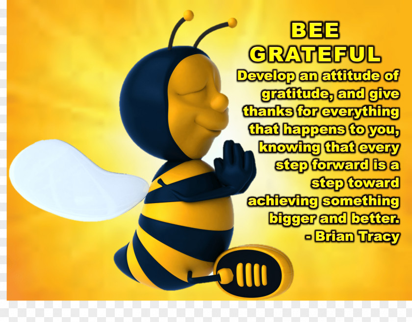 Bee Thankful Cliparts Gratitude Thanksgiving Clip Art PNG