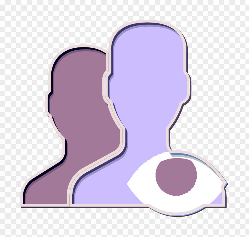 Lavender Purple User Icon Interaction Assets PNG