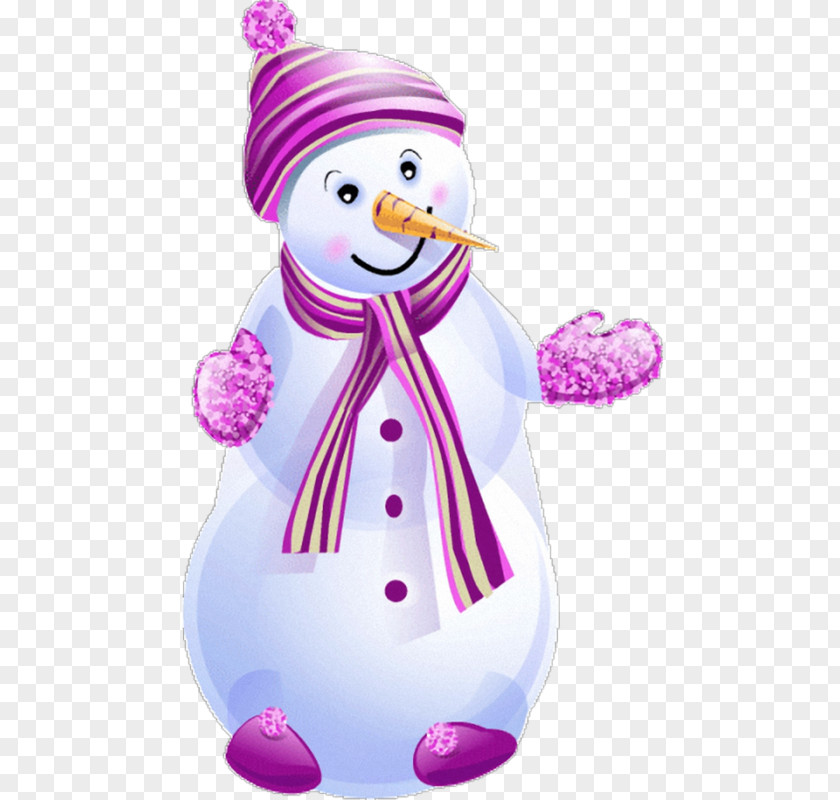 Snowman Christmas New Year Holiday PNG