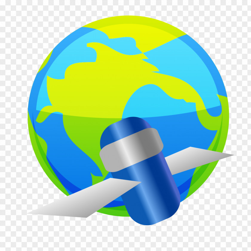 Space Satellites Earth Download Icon PNG