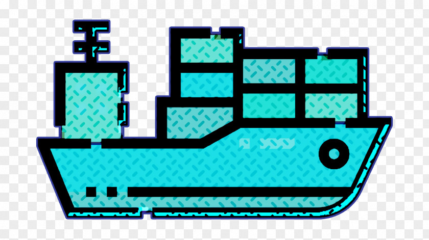 Boat Icon Cargo Ship Vehicles Transport PNG