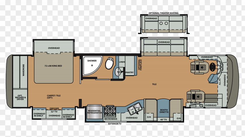 Class Of 2018 Floor Plan Campervans Winnebago Industries Television Forest River PNG