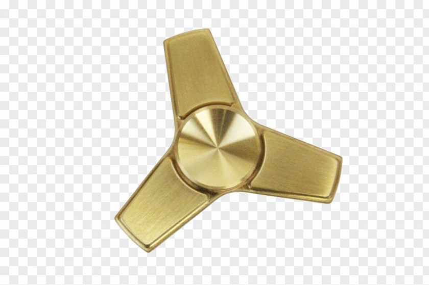 Fidget Spinner Brass Metal Angle PNG