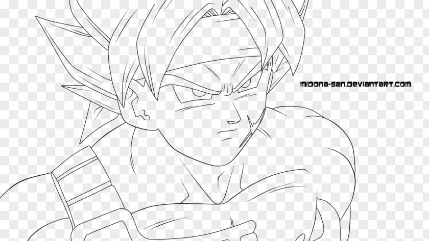Goku Vegeta Frieza Bardock Sketch PNG