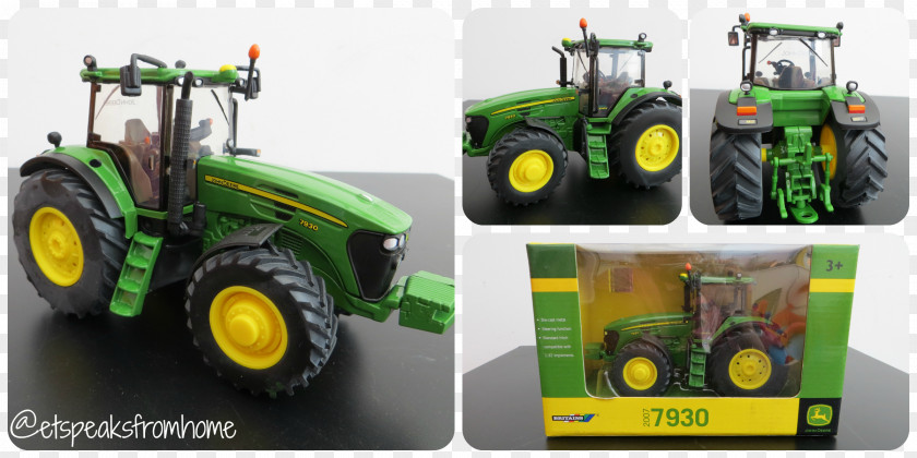 Tractor John Deere Britains Agricultural Machinery Car PNG