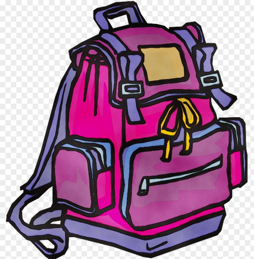 Backpack Luggage And Bags Cartoon PNG