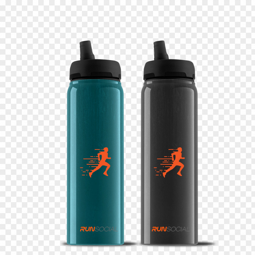 Design Mockup Graphic Water Bottles PNG
