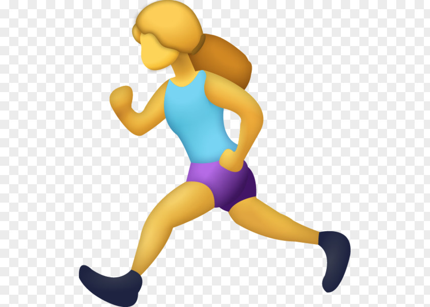 Emoji The Female Runner IPhone Woman PNG