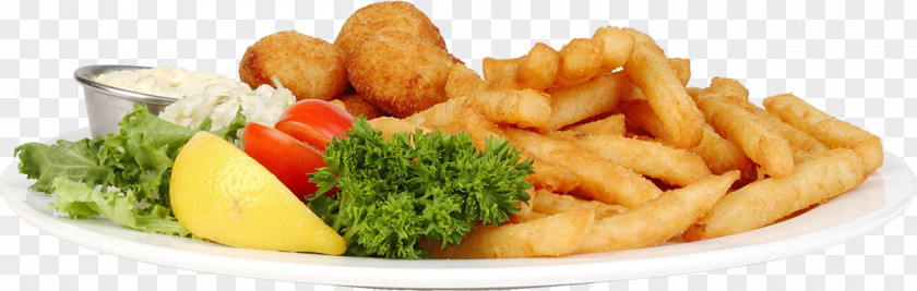 Fruits And Vegetables Dishes French Fries Fish Chips Chicken Food Dish PNG