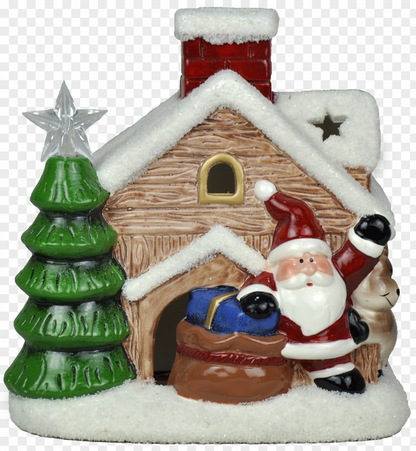 House Christmas Ornament Gingerbread Figurine PNG