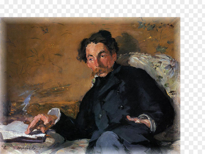 Painting Édouard Manet Portrait Of Stéphane Mallarmé Musée D'Orsay PNG