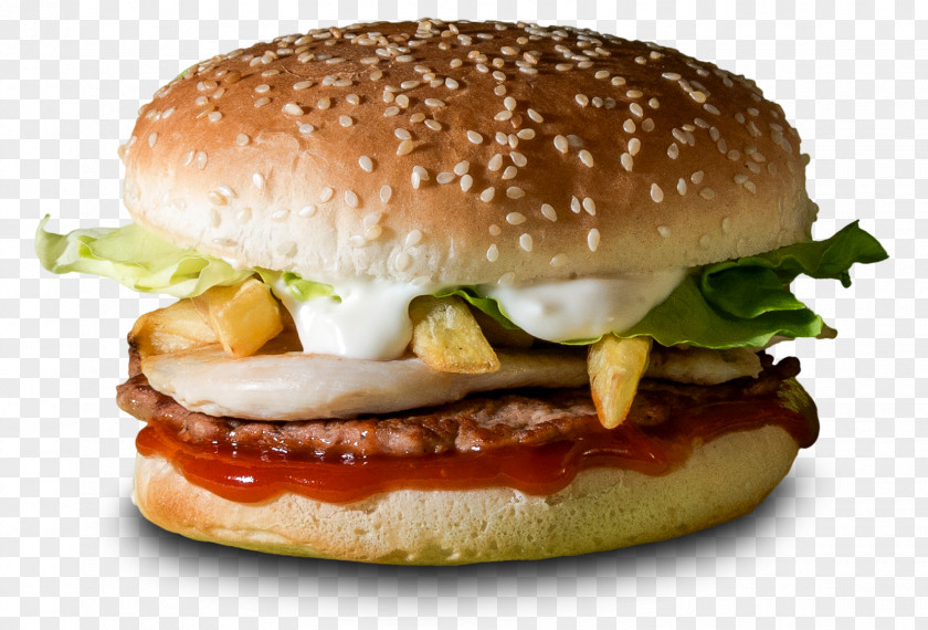 Burger And Sandwich Hamburger Breakfast Fast Food Veggie Cheeseburger PNG