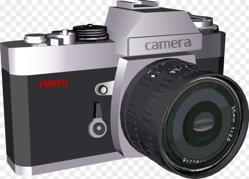 Camera Vector Material PNG