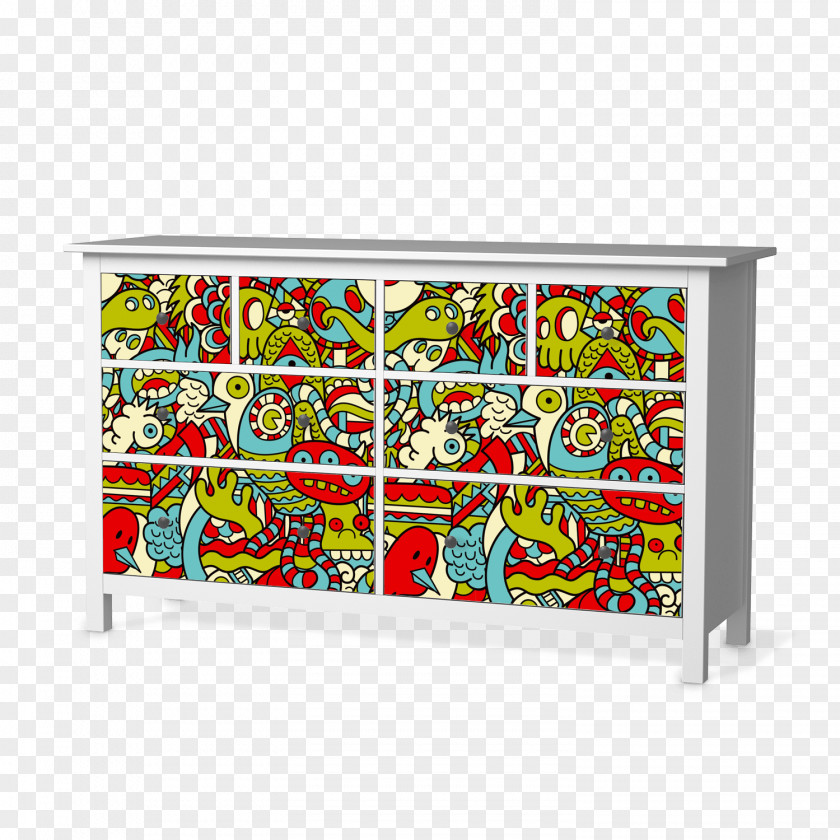 Doodle Monster Furniture Hemnes Commode Drawer Rectangle PNG