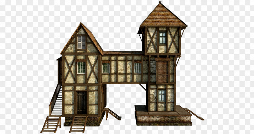 Medieval Map House Download Clip Art PNG