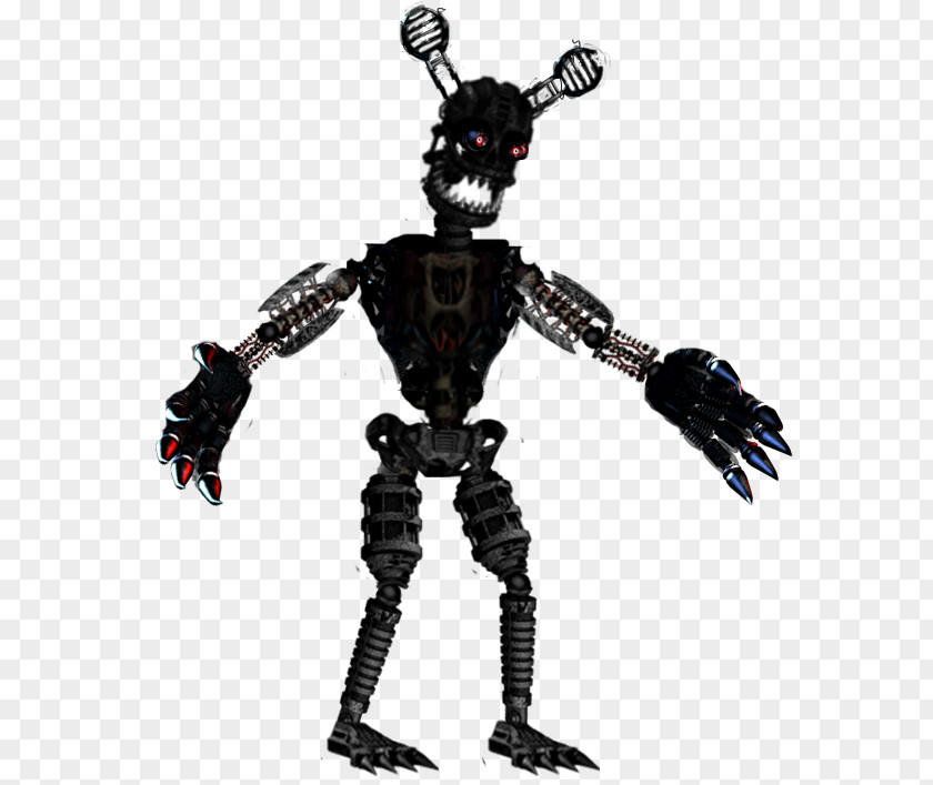 Nightmare Foxy Five Nights At Freddy's 4 Endoskeleton Animatronics PNG