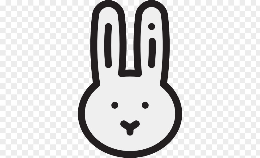Rabbit ICON Snout Cartoon Font PNG