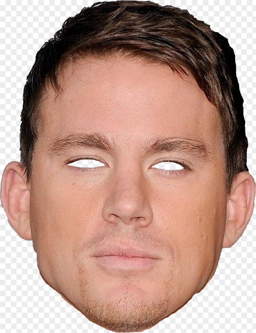 Channing Tatum Face Eye Color PNG