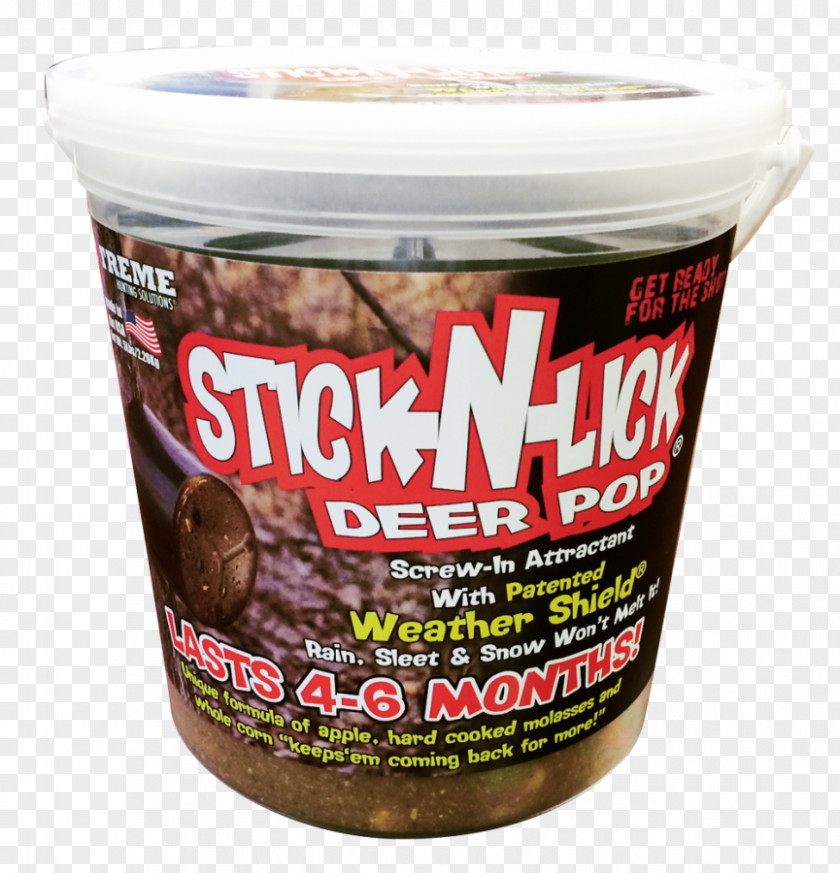 Deer Red Extreme Hunting Solutions Stick-N-Lick Pop 5 Lbs PNG