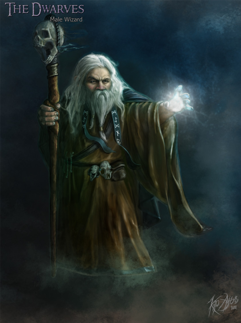 Dwarf Dungeons & Dragons Wizard Magician Game PNG