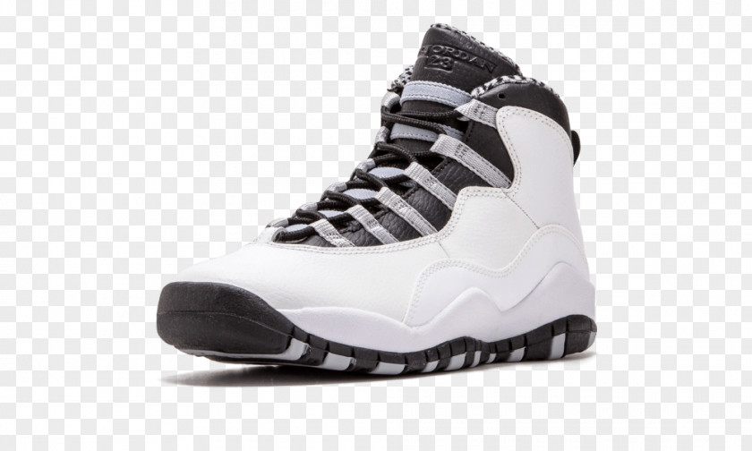 Grey Nike Sports ShoesNike Air Jordan 10 Retro Men's Shoe PNG