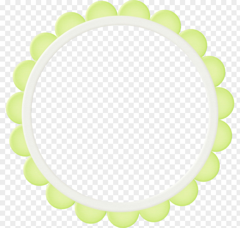 Tableware Oval Green Circle PNG