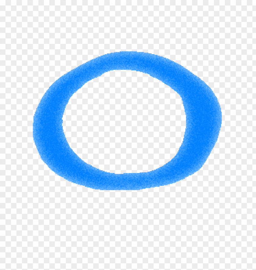 Blue Letter O PNG