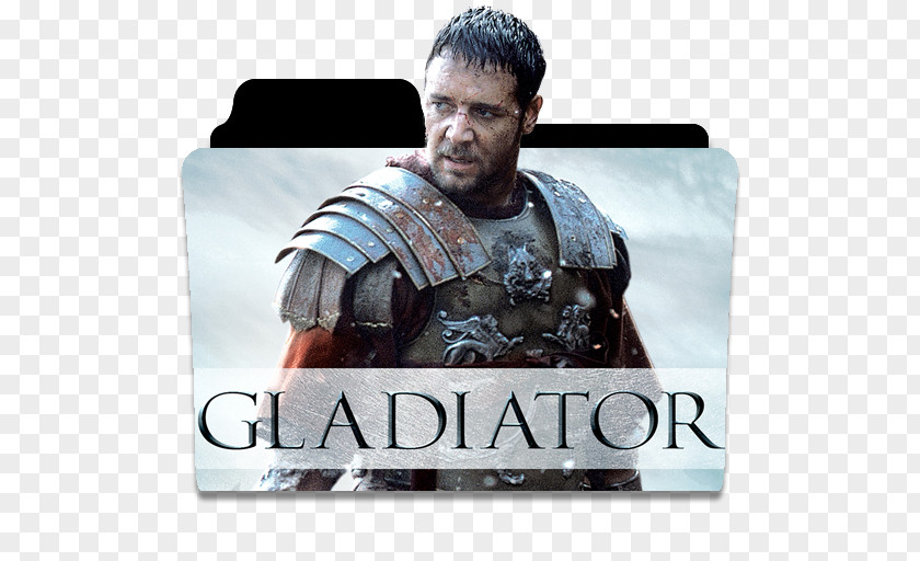 Gladiator Russell Crowe Maximus Film Poster PNG