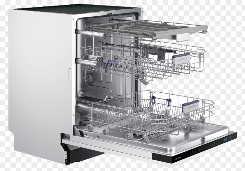 Integrated Machine Samsung Dishwasher Cm. 60 DW60M6050BB/EG DW60M9550BB Full Size Home Appliance PNG