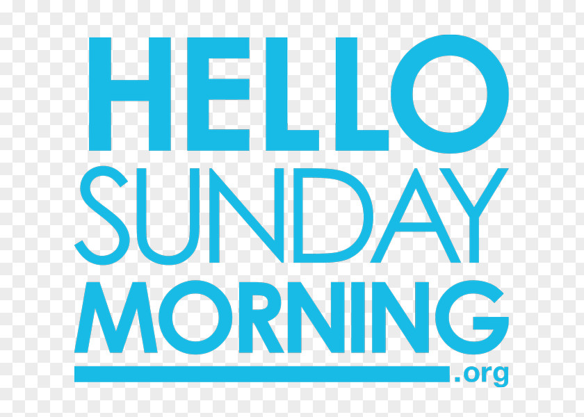 Sunday Hello Morning Advertising Logo PNG