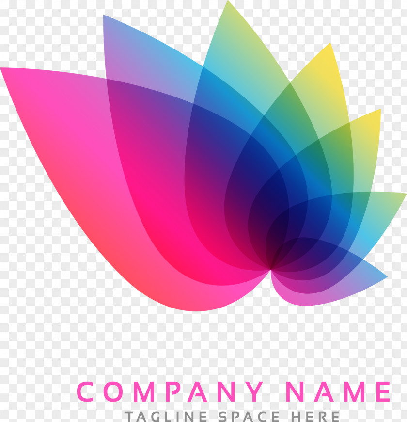 Colorful Petals Business Logo Petal PNG