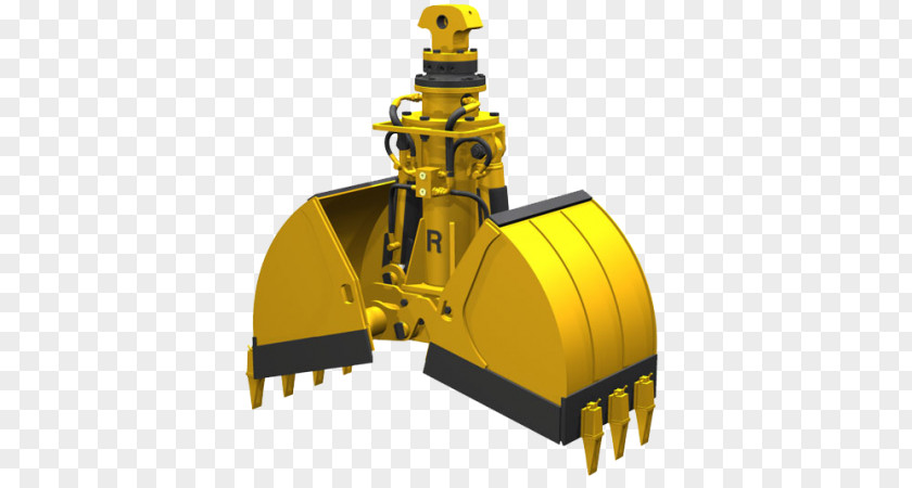 Material Handling Grab Bulldozer Hydraulics Excavator Bucket PNG
