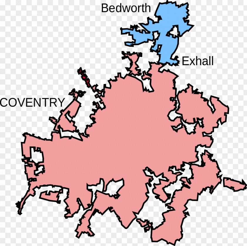 Coventry And Bedworth Urban Area Exhall PNG