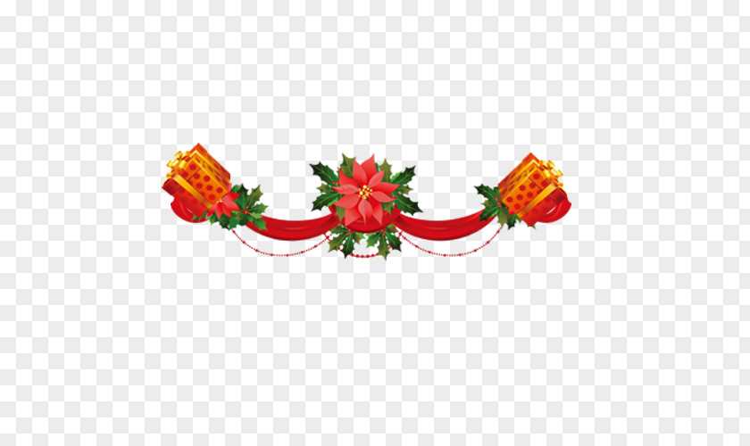 Creative Christmas Garland Wreath Santa Claus Clip Art PNG