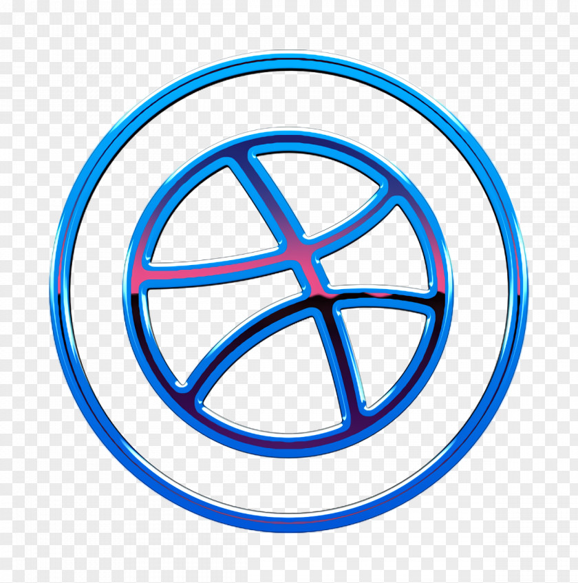 Electric Blue Symbol Communication Icon Dribbble Social PNG