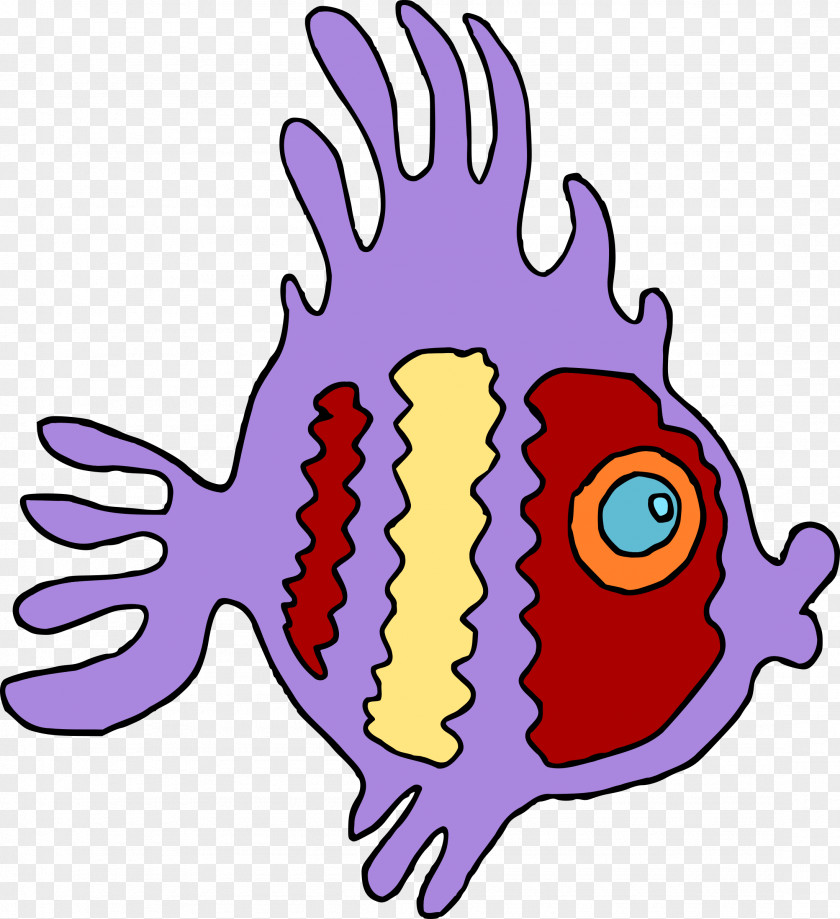 Fish Cartoon Work Of Art Purple Magenta Museum PNG