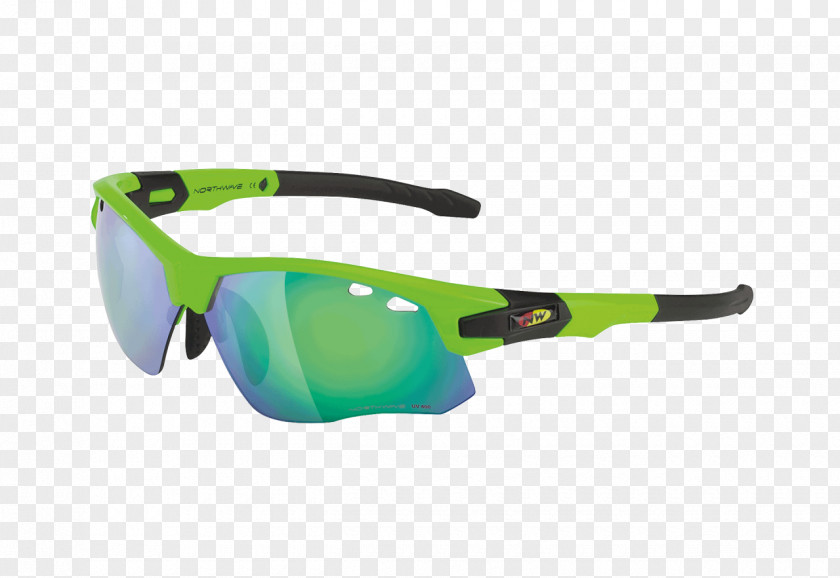Green Waves Goggles Sunglasses Lens PNG