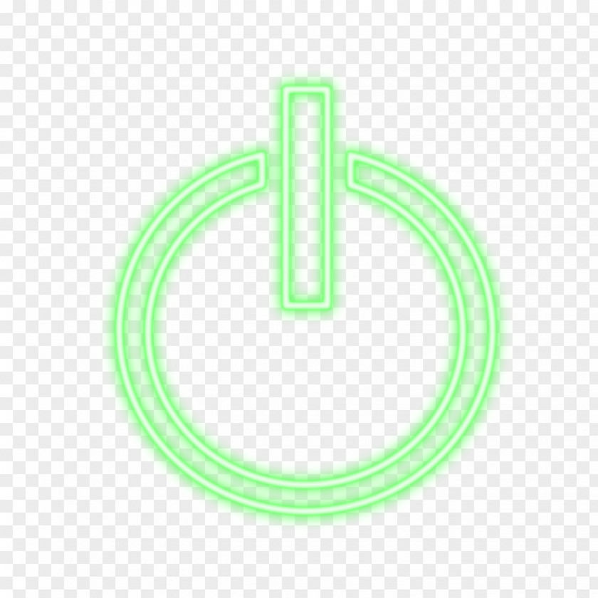 Light Grren Power Button PNG Button, green neon switch icon clipart PNG